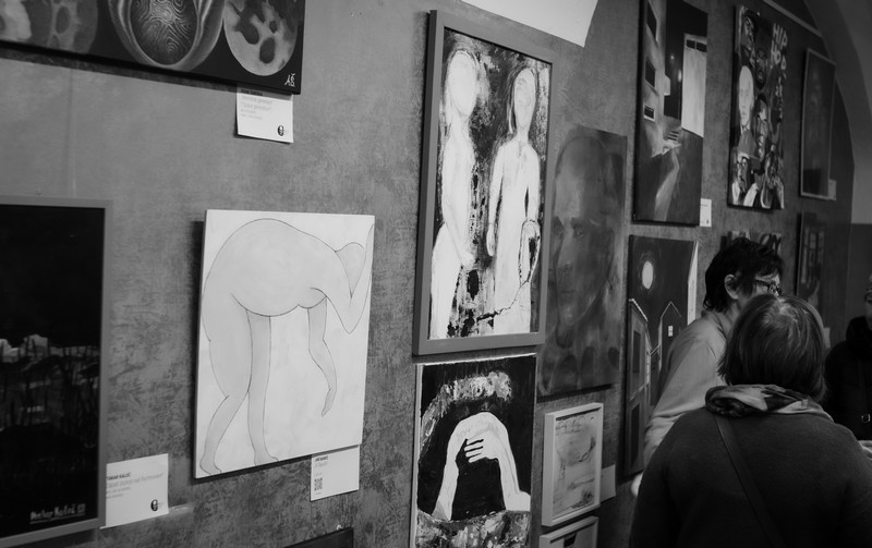 výstava obrazů a umění