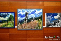 Otakar a Robin Kaločovi  vernisáž Klicperovo divadlo 2023 - id00002