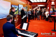 Otakar a Robin Kaločovi  vernisáž Klicperovo divadlo 2023 - id00023