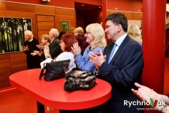 Otakar a Robin Kaločovi  vernisáž Klicperovo divadlo 2023 - id00029