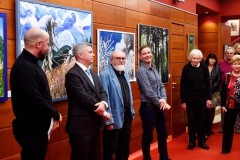 Otakar a Robin Kaločovi  vernisáž Klicperovo divadlo 2023 - id00036