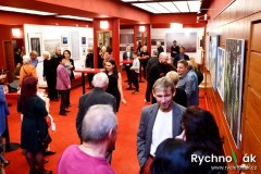 Otakar a Robin Kaločovi  vernisáž Klicperovo divadlo 2023 - id00041