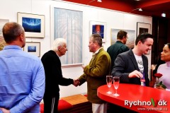 Otakar a Robin Kaločovi  vernisáž Klicperovo divadlo 2023 - id00044