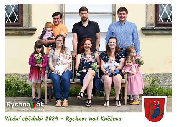 Vítání občánků Rychnova nad Kněžnou - květen 2024 skupina C