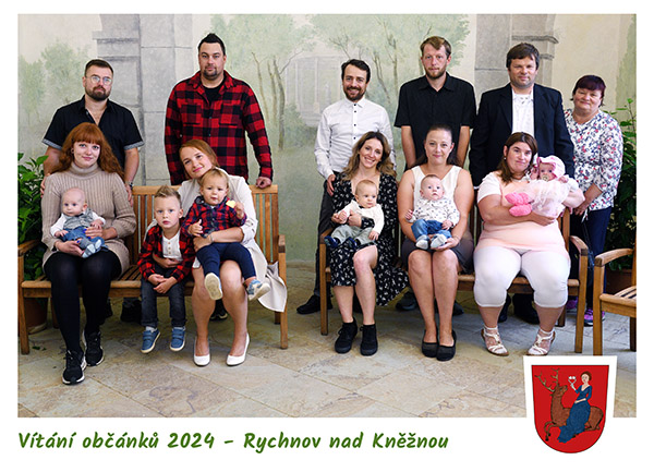 Vítání občánků Rychnova nad Kněžnou - září 2024 skupina A
