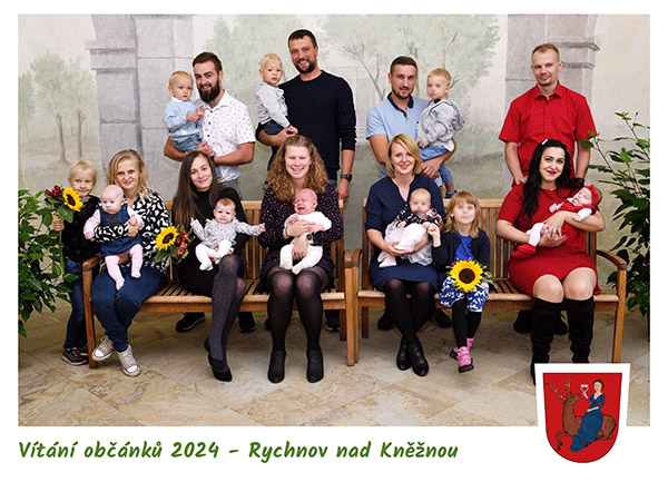 Vítání občánků Rychnova nad Kněžnou - září 2024 skupina C