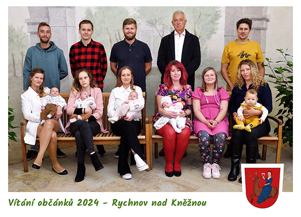 Vítání občánků Rychnova nad Kněžnou - září 2024 skupina D