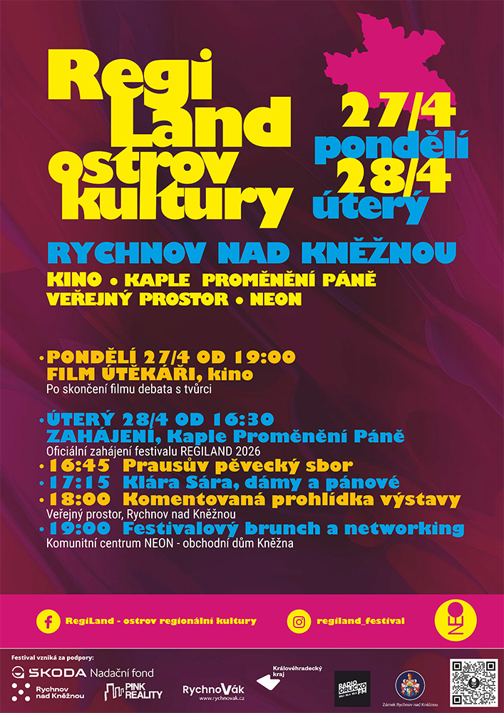 program festival REGILAND - pondělí a úterý