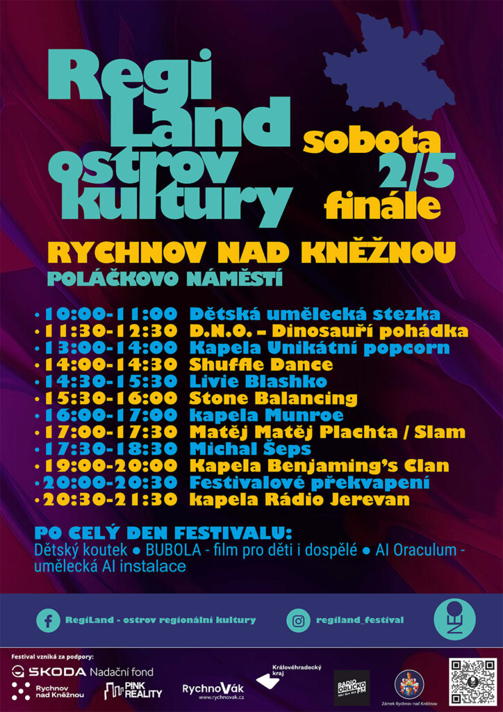 program festival REGILAND - sobota